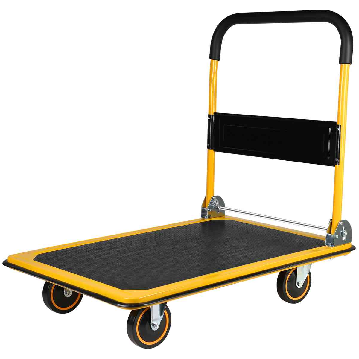 Platform Truck Hand Truck Large Size Foldable Dolly Cart for Moving Easy Storage and 360 Degree Swivel Wheels 660lbs Weight Capacity