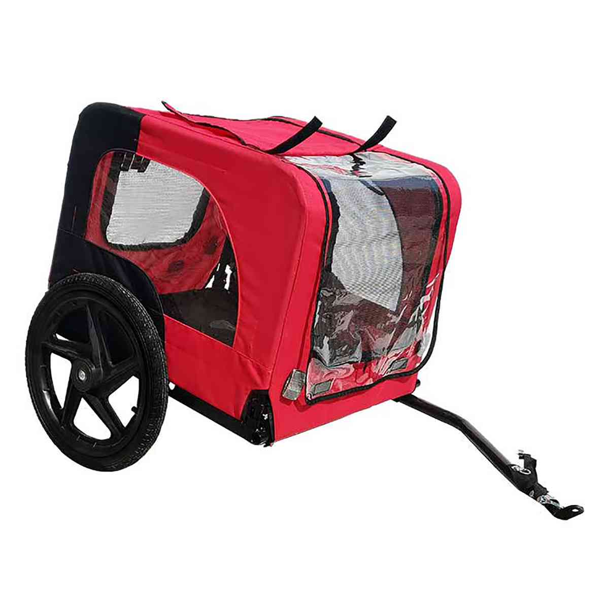 Pet Bike Trailer Dog Cart for Bicycle,Suitable for Small and Medium Pets, Easy Folding Cart Frame, Quick Release Wheel, Non-Slip Floor, Internal Leash