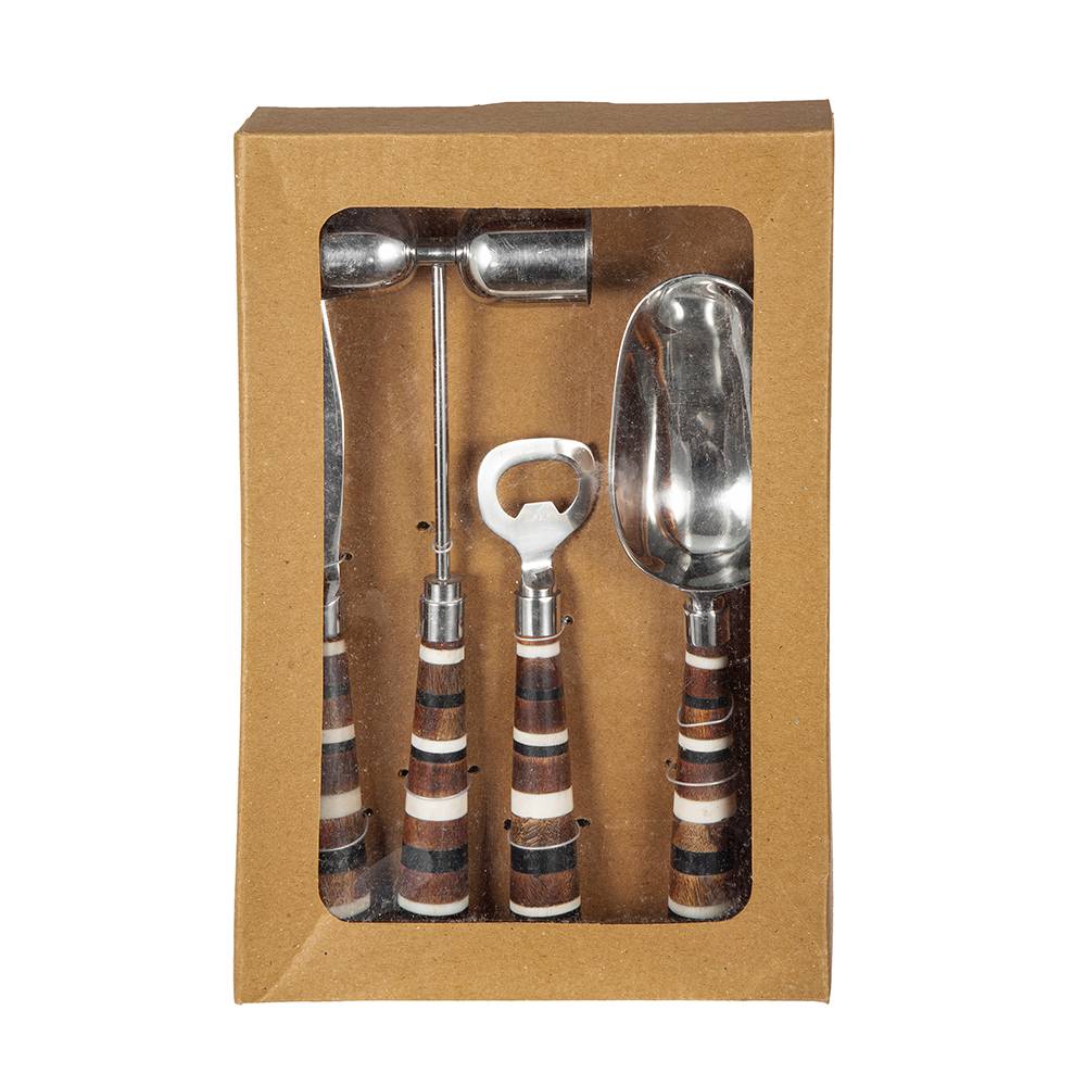 S/4 Barware Tools In Open Face Box
